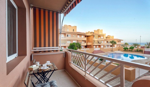 Vacation 'La Gomera' with Sea View, Shared Pool and Wi-Fi