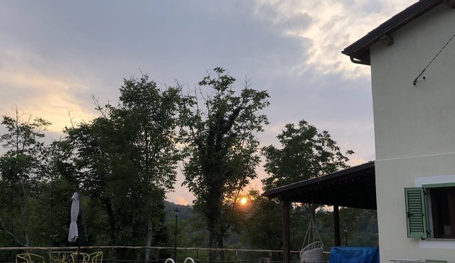 Veranda and swimming pool in the forest near cultural and natural sites