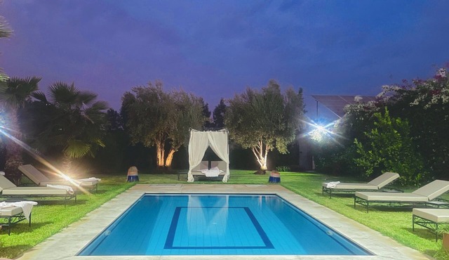 Villa 6ch 2piscines 2500m2 garden Marrakech