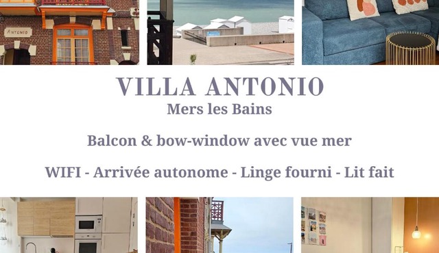 Villa Antonio - Balcon vue mer - Bow-window - Internet Wifi