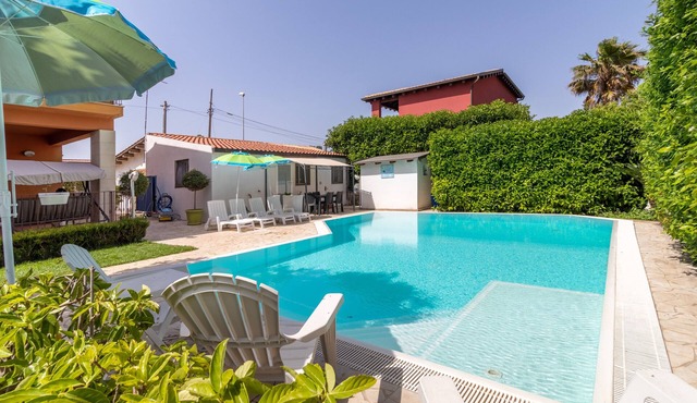 Villa "Arianna" with Shared Heated Pool, Private Terrace & Wi-Fi