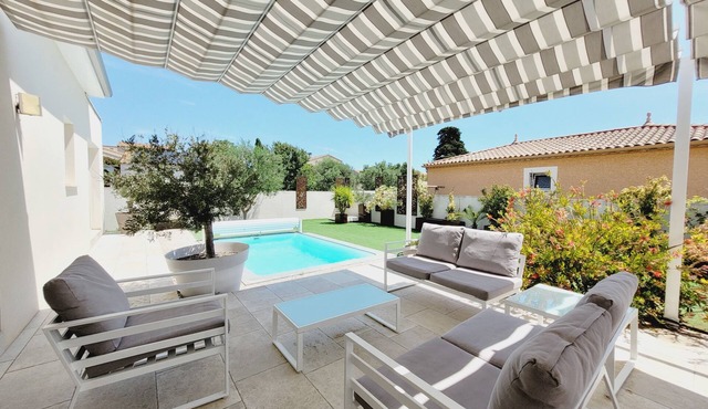 Villa Augustine, single storey villa, 15 minutes from the sea