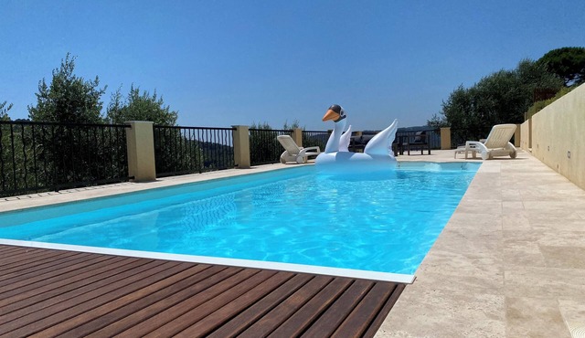 Villa Avec Piscine Chauffée Nice Collines