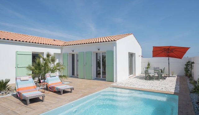 Villa Aventurine Ile d'Oléron 6 pers swimming pool