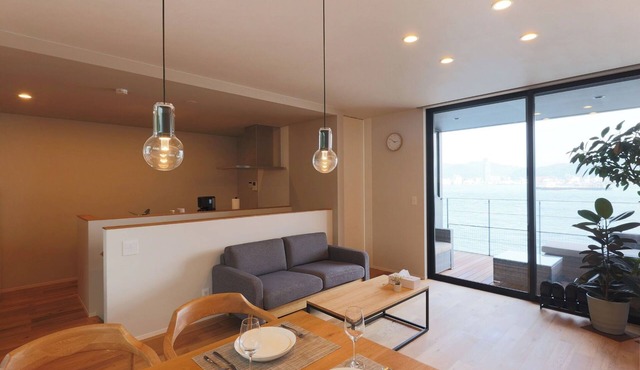 Villa B A private lodging facility with a sauna and a panoramic view of the Kanmon Strait and Kanm/Shimonoseki Yamaguchi