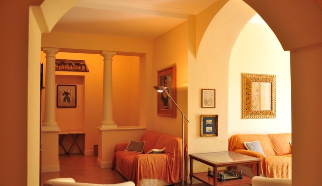 Villa below a Medieval Castle