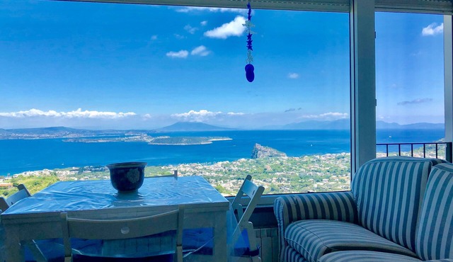 Villa 'Bianca -Un Angolo Di Paradiso' with Sea View, Wi-Fi and Air Conditioning