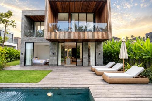 Villa Cube - Stylish 3BR Villa with Jungle View and Pool