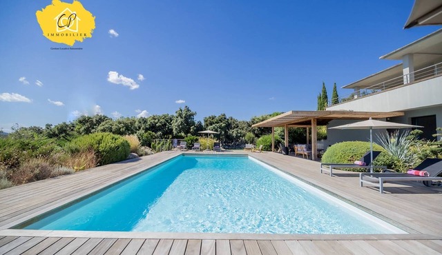 Villa d’exception 7 chambres, piscine, vue mer
