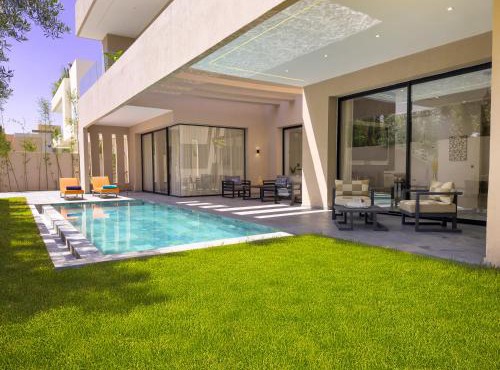 VILLA DE LUXE à Marrakech, GOLF, Piscine, 10 min du centre