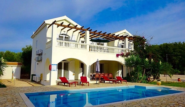 Villa Diana Kefalonia in Idyllic Countryside Setting with Large Private Pool.