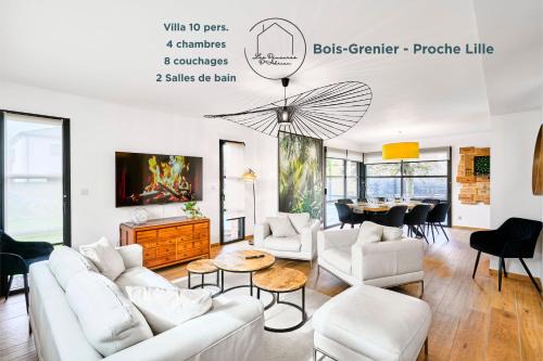 Villa du Vert Touquet - 10 pers proche Lille