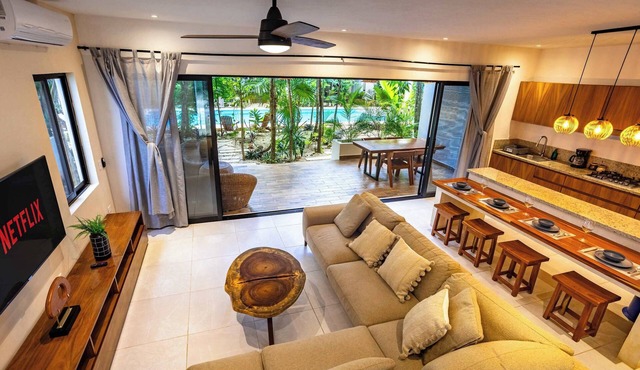 Villa Ek Balam Pool, AC, Beach club by Aqua Viva