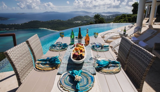 Villa Elegance @ Ocean Villa VI -modern gated 180 degrees panoramic ocean views