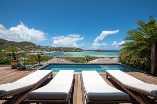 Villa Essenia - Vue Lagon avec Piscine