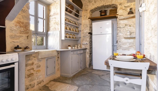 Villa Gaia Syros | 1800's Stone Building