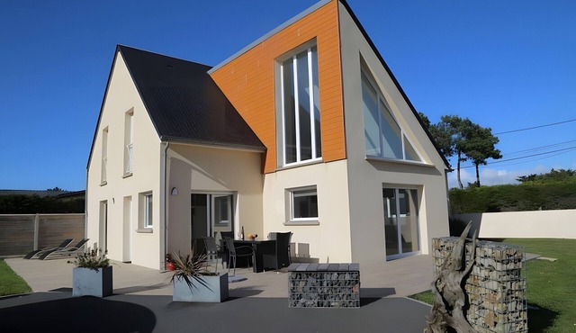 Villa "Grande Bord De Mer" with Private Terrace, Garden, and Wi-Fi