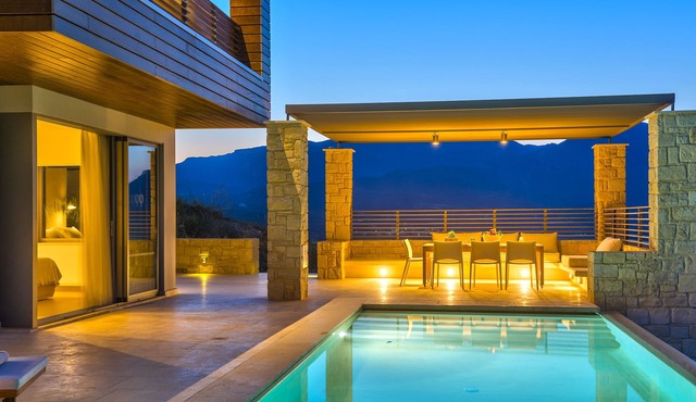 Villa Harmony - private - infinity pool sea views throughout the house