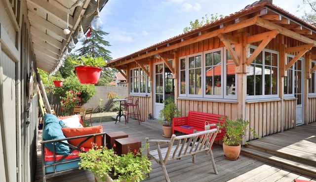 Villa Honora - Jolie maison arcachonnaise à Cazaux