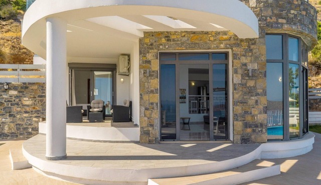 Villa in Elounda with Ocean Views & Pool