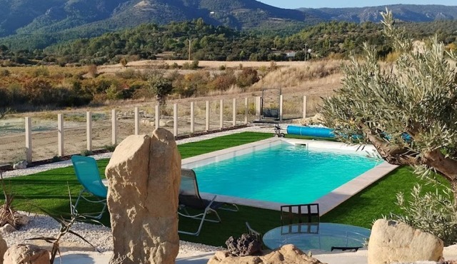 Villa in the Minervois, Private pool/Air conditioning/WiFi Panoramic view