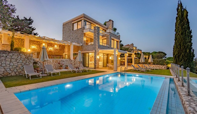 Villa Isabelle, a superb 5 bedroom villa, overlooking the Ionian Pelagus!