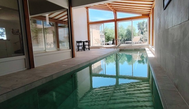 VILLA LA MADRAGUE SEA VIEW INDOOR POOL