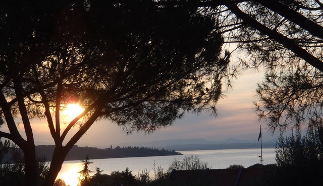 Villa Larry in San Feliciano sul Trasimeno with garden and olive grove