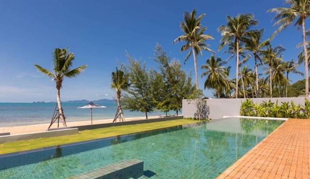 Villa Malouna- Beachfront 4BR + 1 children's lounge