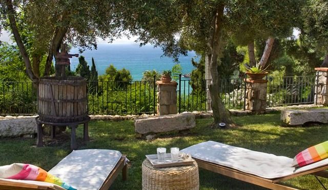 Villa Michela between sky and sea. On the coast between Gaeta and Sperlonga.