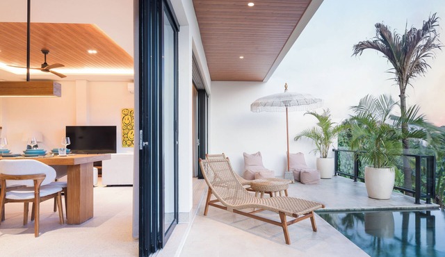 Villa Nirwana, ocean view villa with private pool