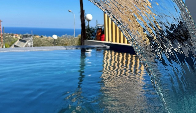 Villa Ortensia infinity pool sea view