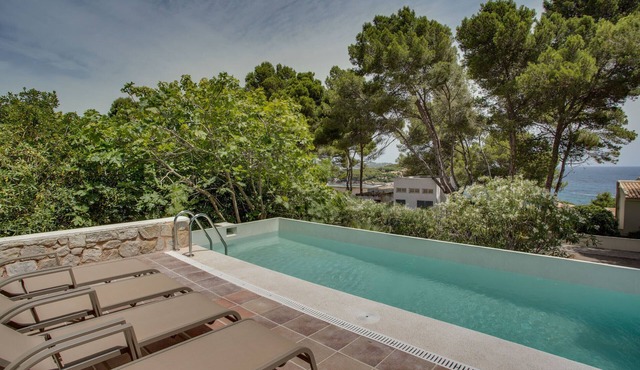Villa PADRI, with views 200m from the sea with pool