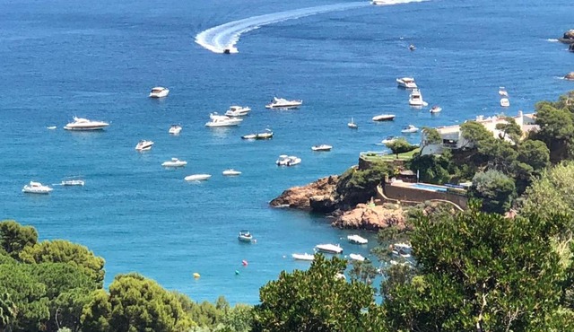 Villa Sa Riera Begur vue mer panoramique et plage à pieds
