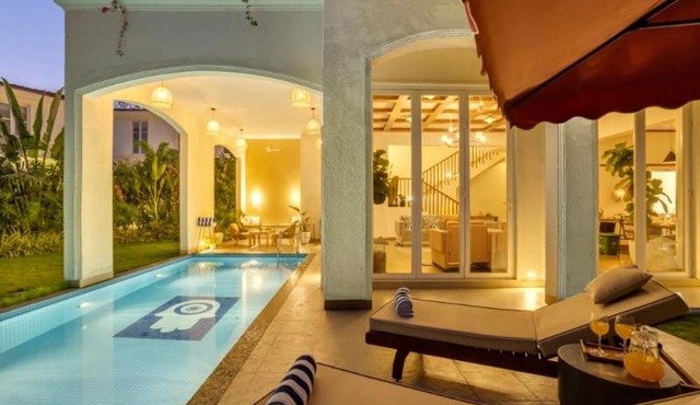 Villa Sai Shukhrana by Hireavilla - Peaceful 3BHK w Private Pool in Moira