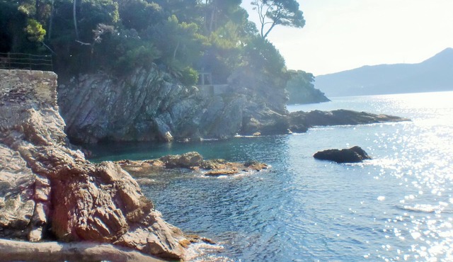 Villa Sant 'Ignazio with private access to the sea of Golfo Paradiso