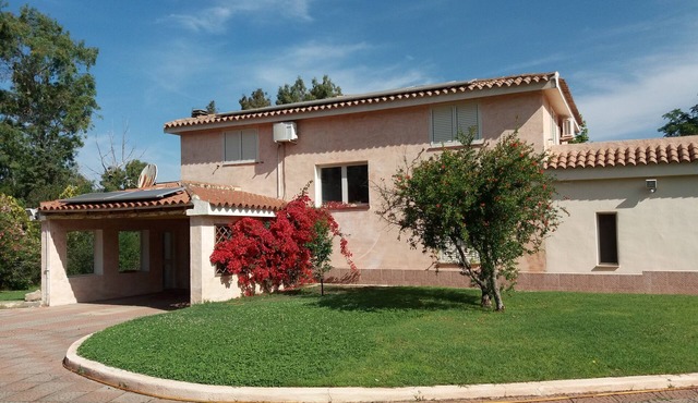 Villa surrounded by greenery