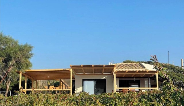Villa Verde with private access to beach and wonderful sea and sunset view