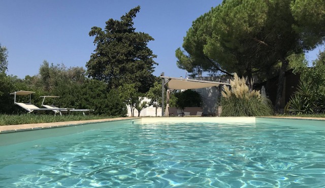 Villa with pool in Salento between two seas on 2.5ha fenced olive grove