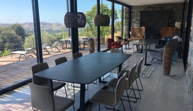 Villa With a Pool and Terrace in Bodrum Gumusluk