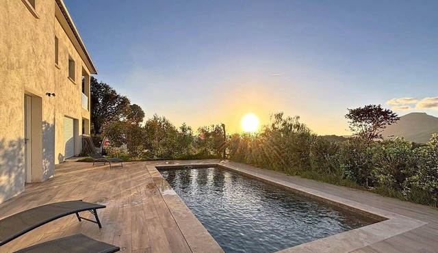 Villa with a pool