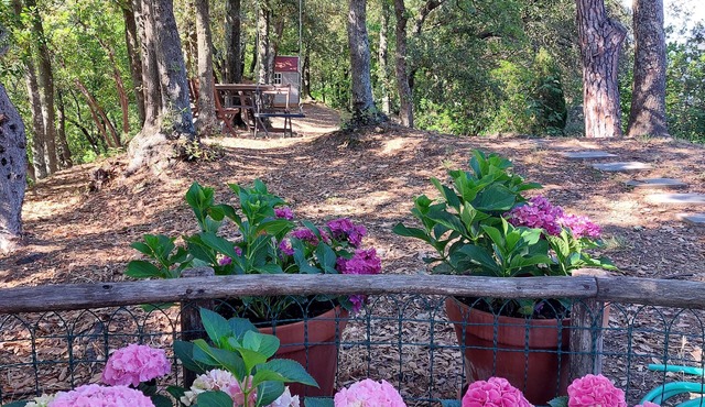 Villa with garden and sea and mountain views 5km from the beaches