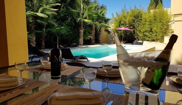 Villa with heated pool between Nîmes, Montpellier and the sea