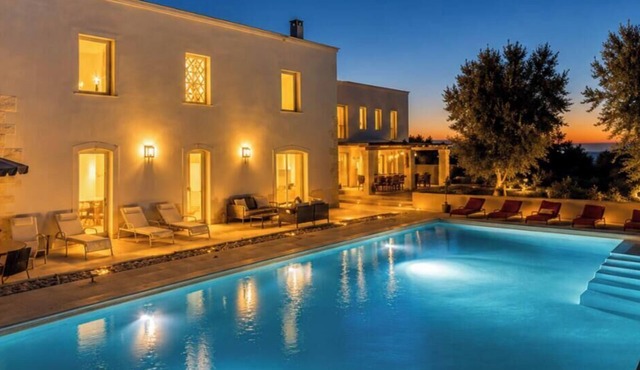 Villa with Pool and Breathtaking View of Monopoli's Coast