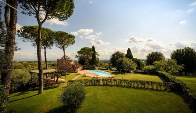 Villa with Pool Surrounded by Green