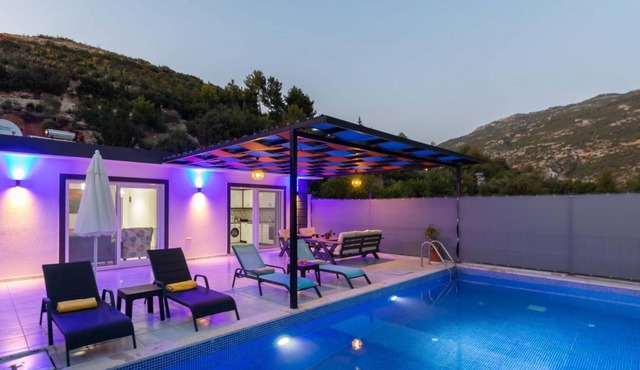 Villa with Private Pool and Stunning View in Kas