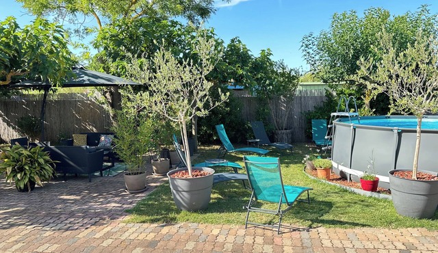 Villa with Private Pool – Grau d’Agde – 6–8 Guests – Beach – AC