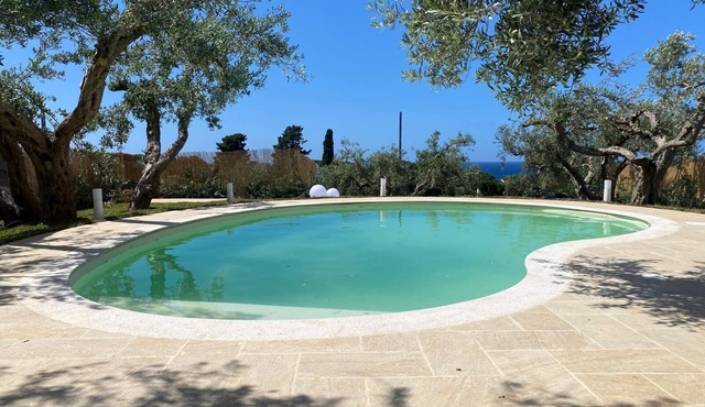 Villa with Private Pool, Sea View in Sicily, Palermo-Terrasini. Family friendly