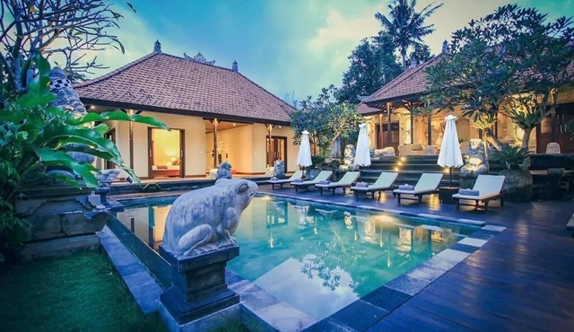 Villa with Rice Fields View