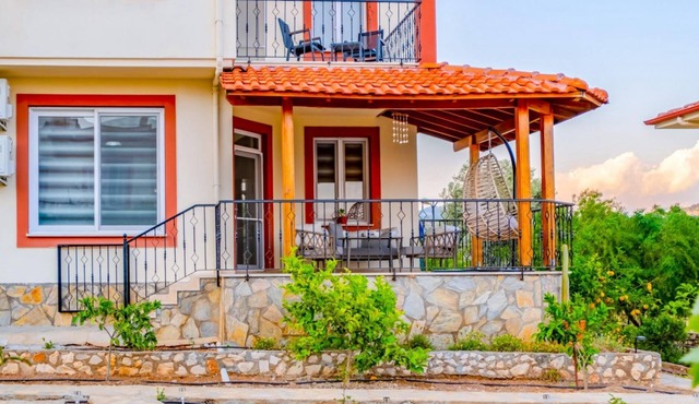 Villa with Shared Pool and Sea View in Seydikemer